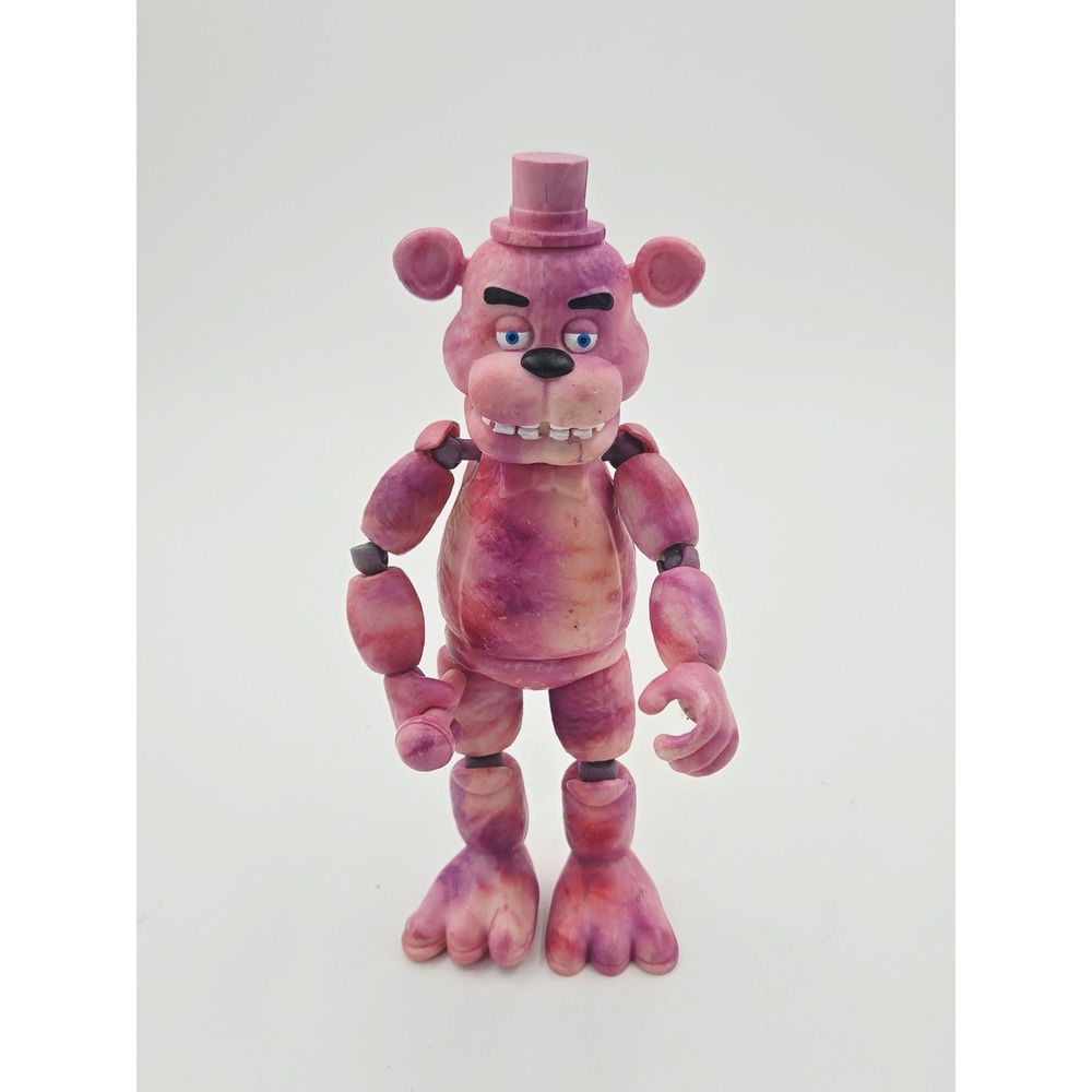 Funko Five Nights at Freddys Tie Dye Freddy Action Figure Pink Purple 5inch